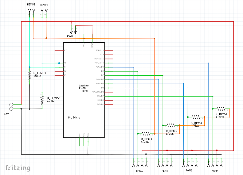 Fritzing Schematics